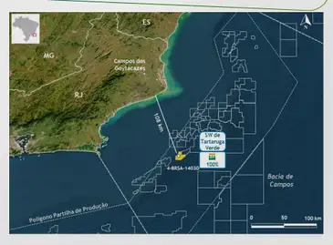 Rio de Janeiro (RJ), 17/11/2025 –  Petrobras descobre mais reservatório de petróleo na Bacia de Campos. Petroleira classifica óleo como de “excelente qualidade”
Arte Petrobras/Divulgação